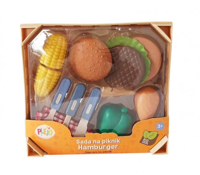 Sada na piknik - hamburger Plejo
