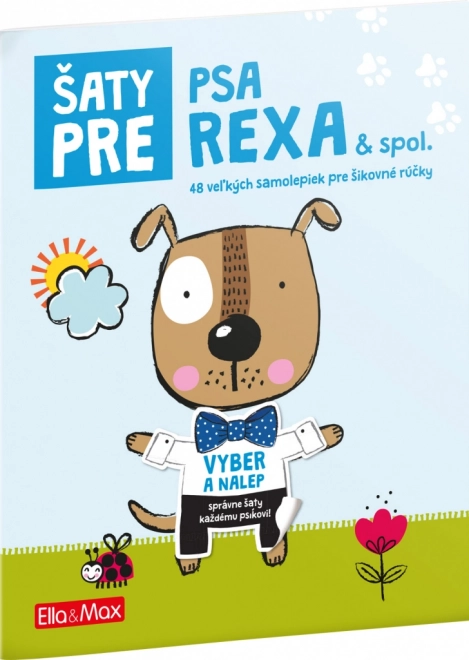 Kniha samolepek Šaty pro psa REX