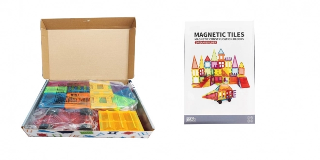 Barevná magnetická stavebnice