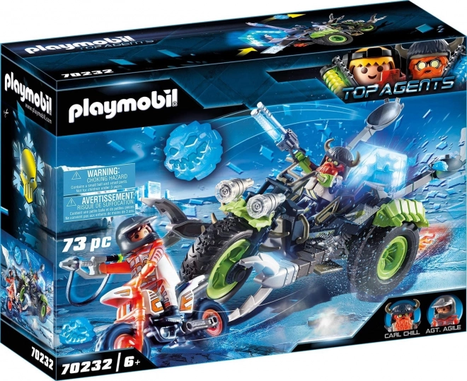 Playmobil Top Agents Arktičtí Rebelové Tříkolka