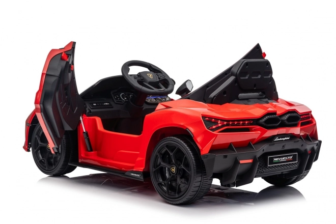 Dětské auto Lamborghini Revuelto červené