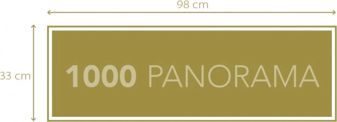 Panoramatické puzzle Dámský gambit 1000 dílků