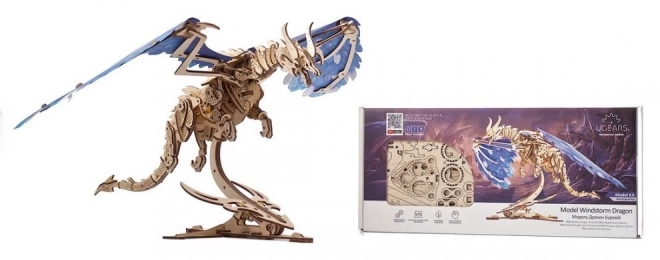 3D puzzle Vichřice Drak