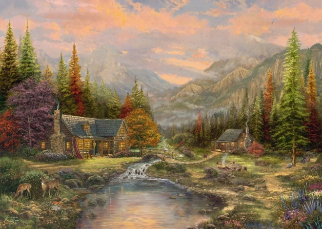 Dřevěné puzzle Sierra Paradise
