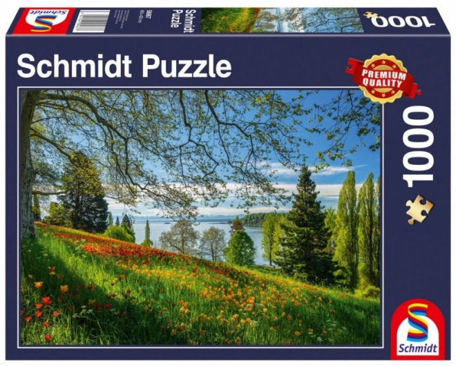 Puzzle 1000 prvků Ostrov kvetoucích tulipánů
