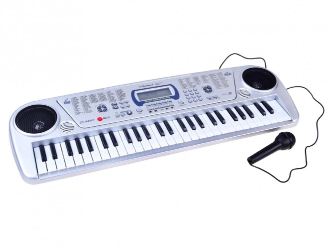 Dětský keyboard s mikrofonem
