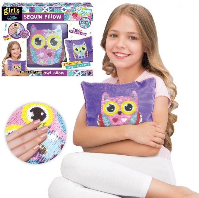 Kreativní sada soví polštář WOOPIE ART&FUN