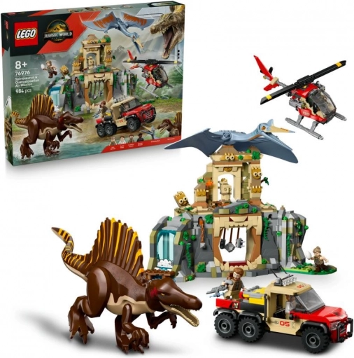LEGO® Jurassic World 76976 Letecká mise se spinosaurem a quetzalcoatlem