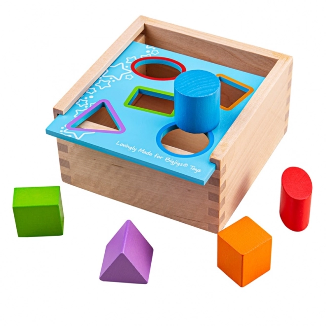 Vkládací krabička s tvary od Bigjigs Toys