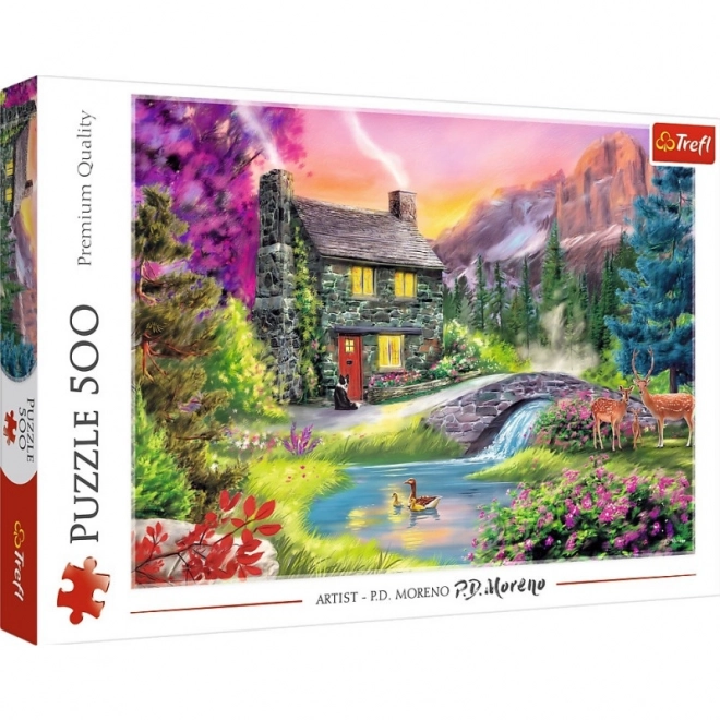 Puzzle 500 prvků - Horská idyla