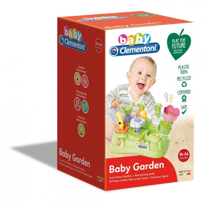 CLEMENTONI BABY Vkládačka Barevná zahrada (Play For Future)