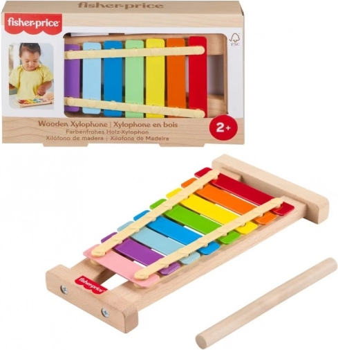 dřevěné xylofonové cimbálky fisher-price