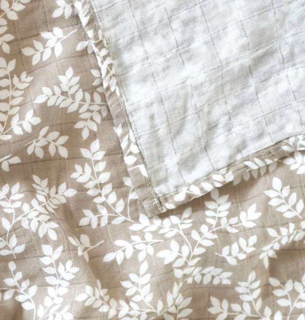 A Little Lovely Company Mušelínová osuška XL blossom – Taupe