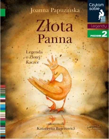 Kniha Zlatá panna. Legenda o zlaté kachně. Čtení pro sebe. Úroveň 2