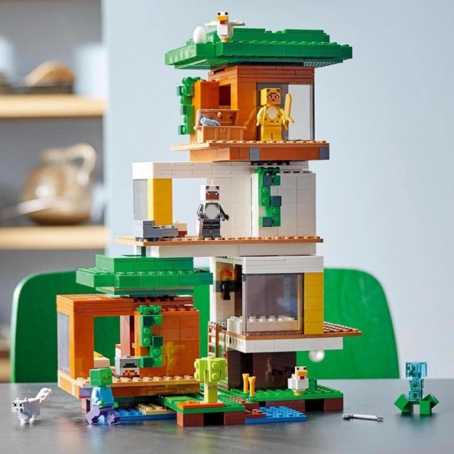 LEGO Minecraft moderní domek na stromě
