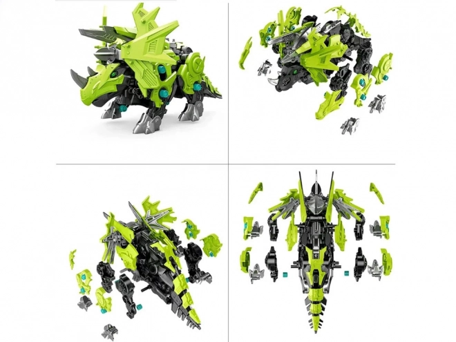 Pohyblivý model mechanického robota Triceratopse