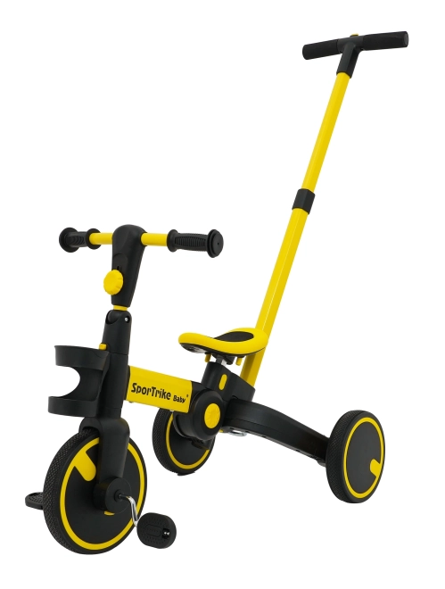 Dětské odrážedlo Happy Bike 3v1 – Žluté