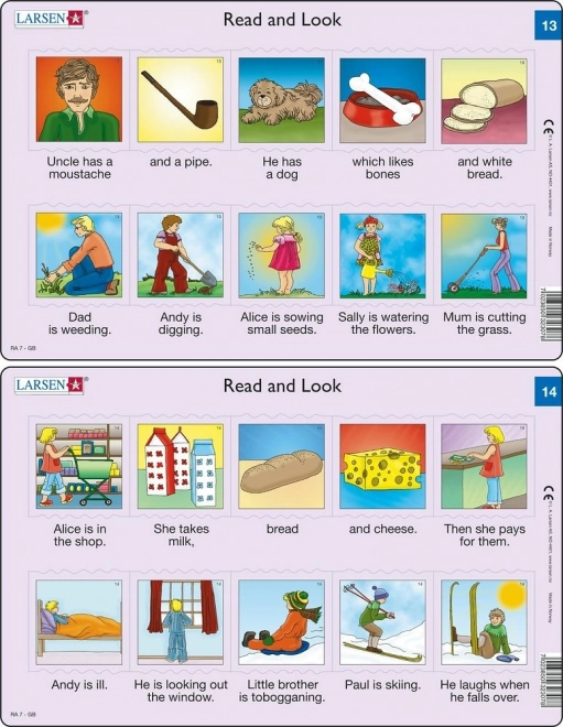 Puzzle Angličtina Krátký Text 10 Dílů