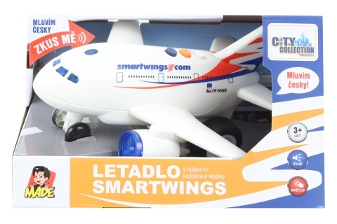 Letadlo Smartwings s hlášením kapitána a letušky