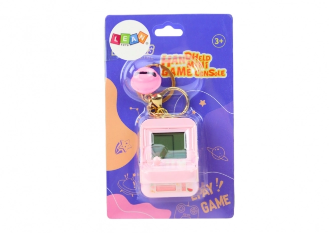 Elektronická kapesní hra Tetris na klíče Pink