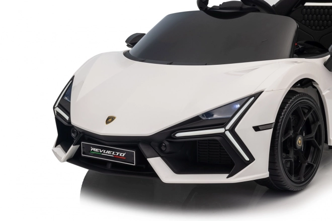 Dětský elektrický vůz Lamborghini Revuelto bílý