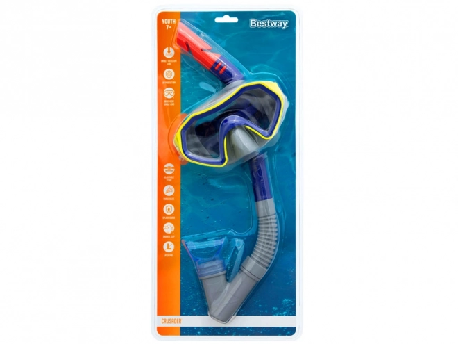 Bestway potápěčská maska a šnorchl Hydro Swim – Červená