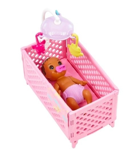 Panenka Barbie Chůvička set Uspávání dítěte