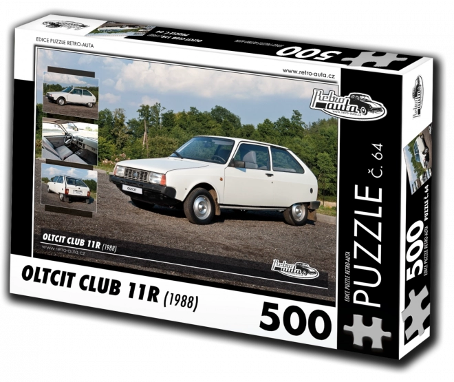 Retro auta puzzle Oltcit Club 11R 1988 500 dílků
