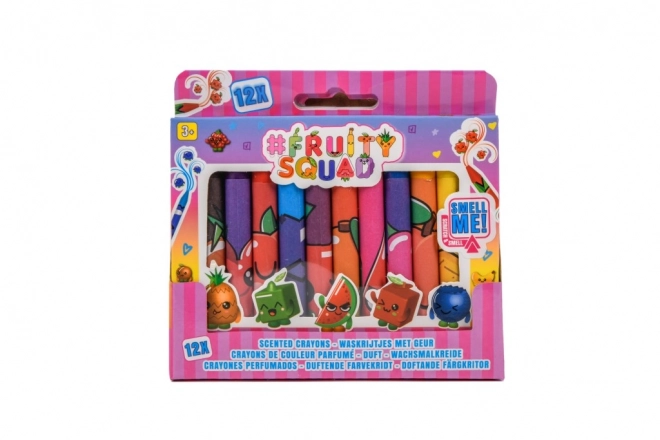 Voňavé voskovky Fruity Squad 12 ks