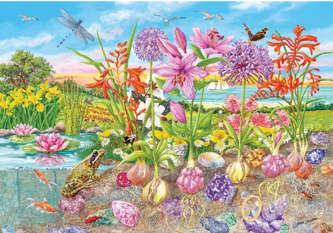 GIBSONS Puzzle Kořínky a výhonky 4x500 dílků