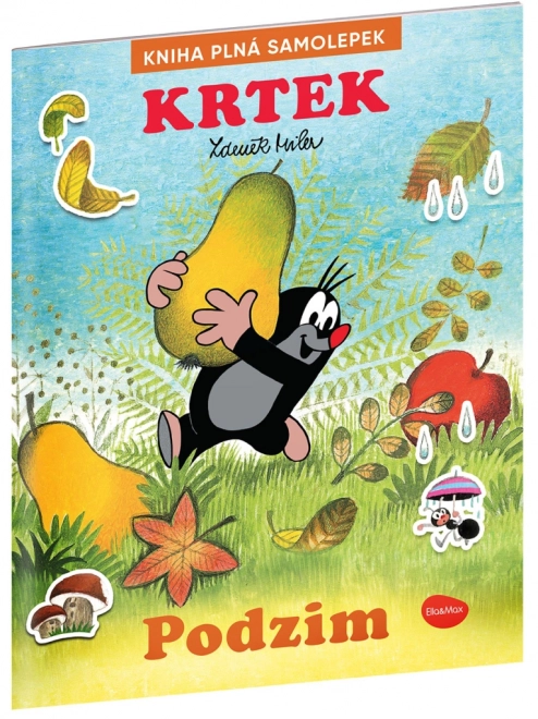 Krtek a podzim - kniha samolepek
