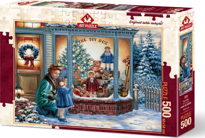 ART PUZZLE Puzzle Výloha s hračkami 500 dílků
