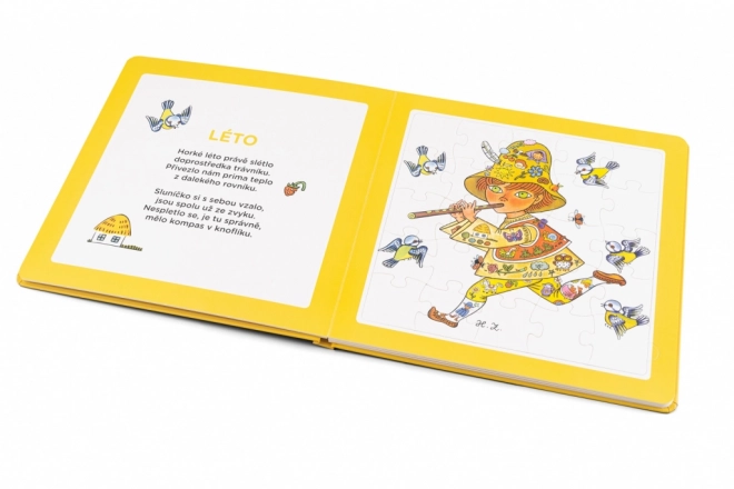 Od jara do zimy – Puzzle, básničky, omalovánky, kvízy