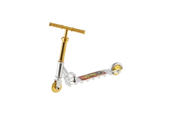 Mini prstová koloběžka plastová 10 cm s různými barvami