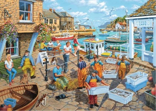 Ravensburger puzzle rybářský život 1000 dílků