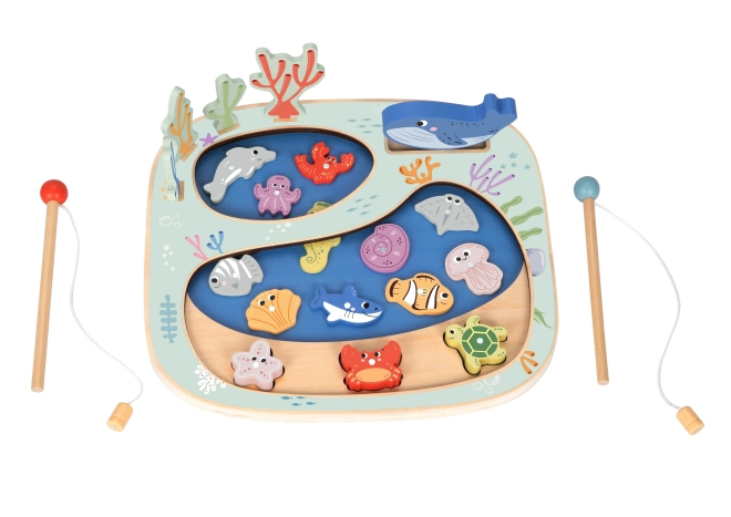 Rybolovná hračka Tooky Toy Montessori