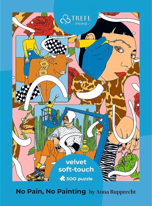 Puzzle 500 prvků UFT VELVET Žádná bolest, žádné malování
