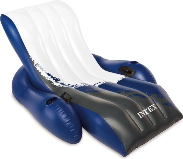 Nafukovací plážové křeslo 2 v 1 INTEX 180 × 135 cm