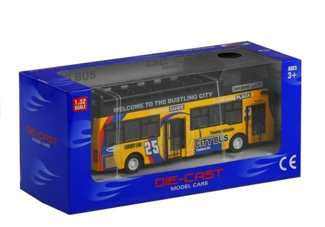 Turistický dvoupatrový autobus 1:32 Otevírání dveří Zelená barva
