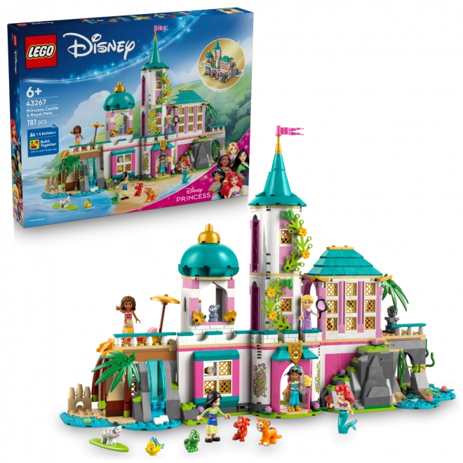 Hrad Princezen a Královští Domácí Mazlíčci LEGO Disney
