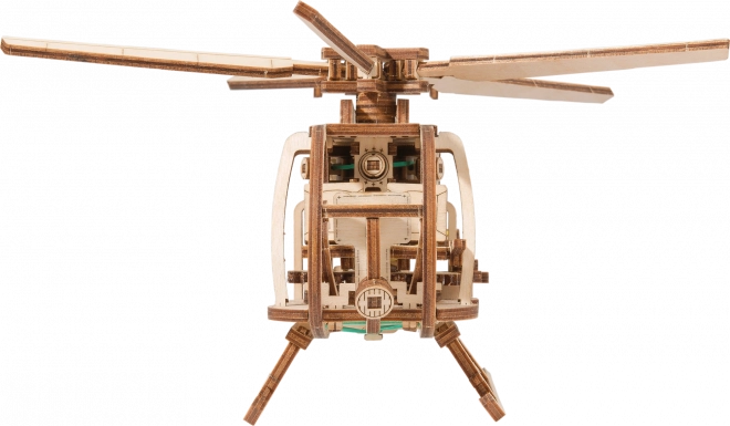 Dřevěné 3D puzzle vrtulník