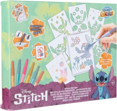 Velká kreativní sada malování s foukacími fixy Stitch