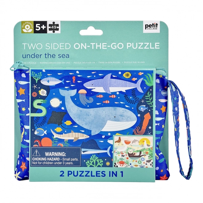 Oboustranné puzzle pod mořem
