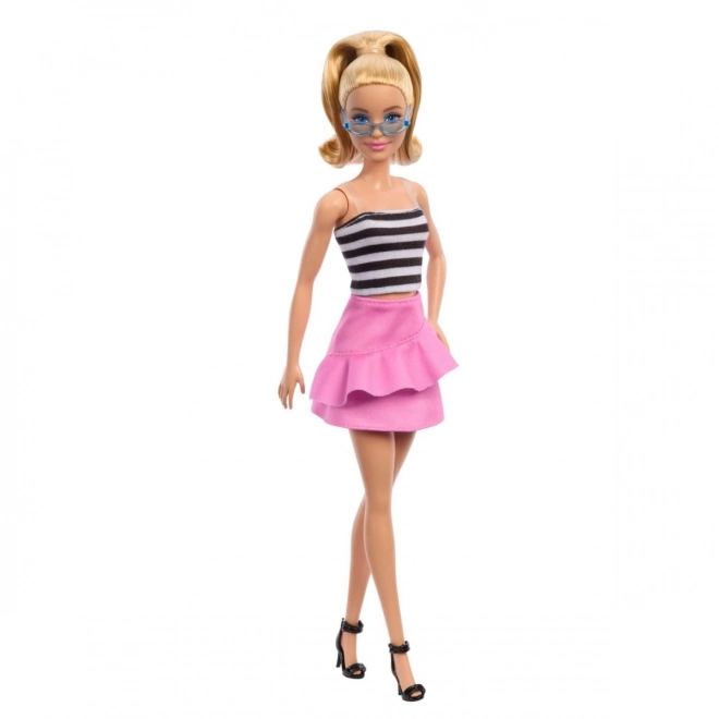 Barbie Fashionistas panenka v pruhovaném topu