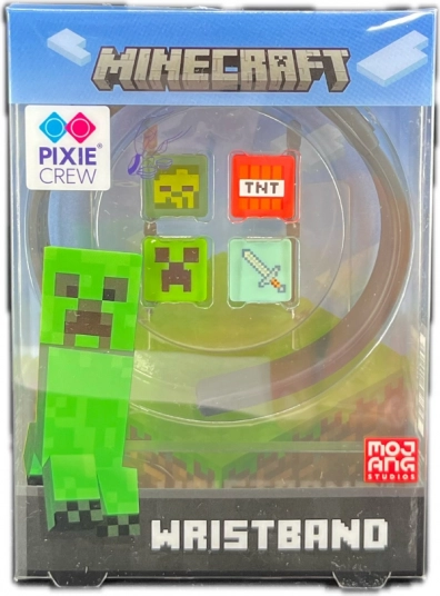 Nastavitelný náramek PIXIE CREW & MINECRAFT černý