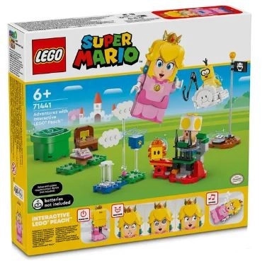 Kostičky LEGO Super Mario: Dobrodružství s interaktivní figurkou LEGO Peach