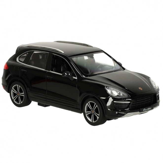 Závodní autíčko na dálkové ovládání Rastar Porsche Cayenne Turbo černé 1:14