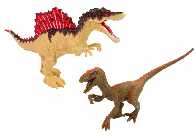 Velká sada kostry dinosaura Jurský park Compsognath Spinosaurus