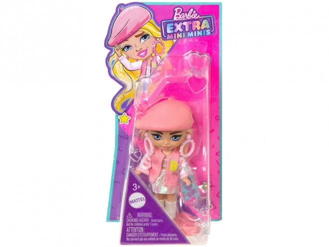 Barbie Extra Mini Minis růžová bejsbolka