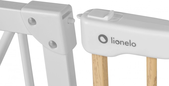 Bezpečnostní zábrana Lionelo Truus Slim – bílá a přírodní dřevo
